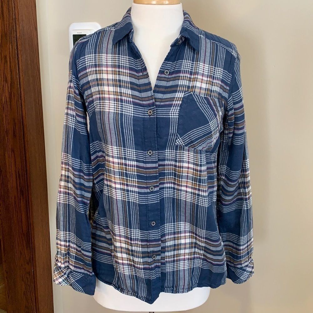 Natural Reflections plaid shirt, Small